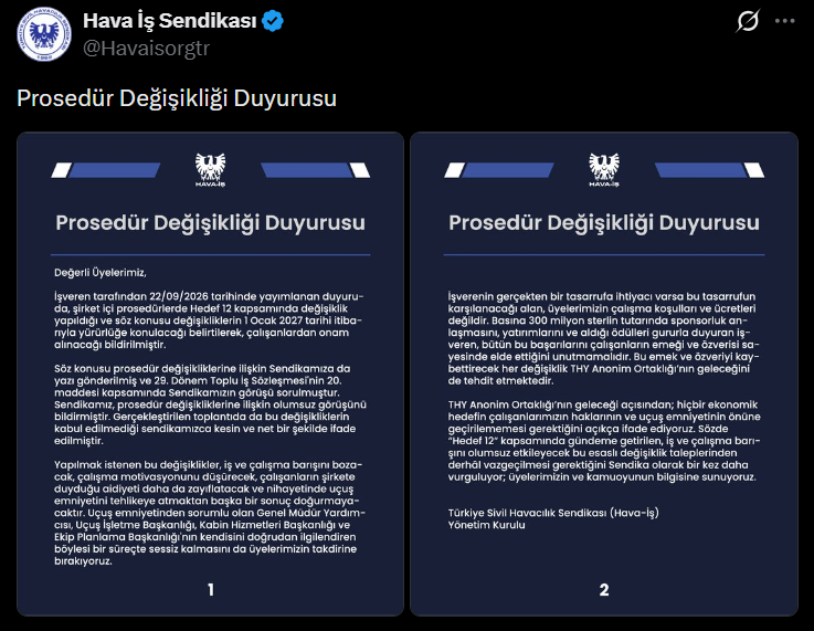 THY, çalışanlarının maaşında yüzde 20 ila 25 arasında düşüşe gidecek - Görsel 2