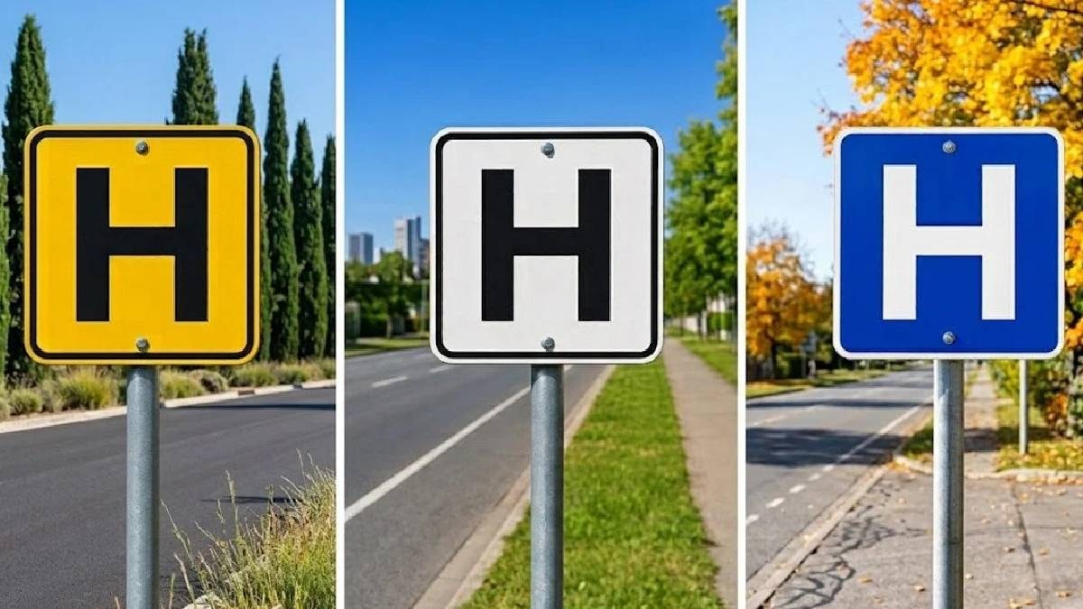 Trafikte görünen H işaretli trafik levhası kafa karıştırıyor: Çoğu sürücü anlamını bilmiyor