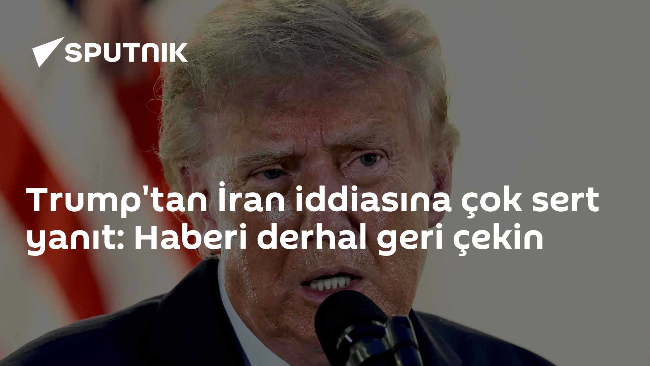 Trump, Axios'un "gizli İran teklifi" iddiasını yalanladı: "Hiçbir şey teklif etmedim, haberi çekin"