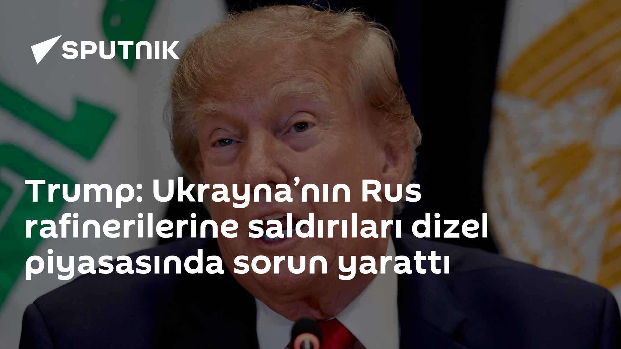 Trump: Ukrayna'nın Rusya'daki rafineri vuruşları küresel dizel piyasasını geriyor