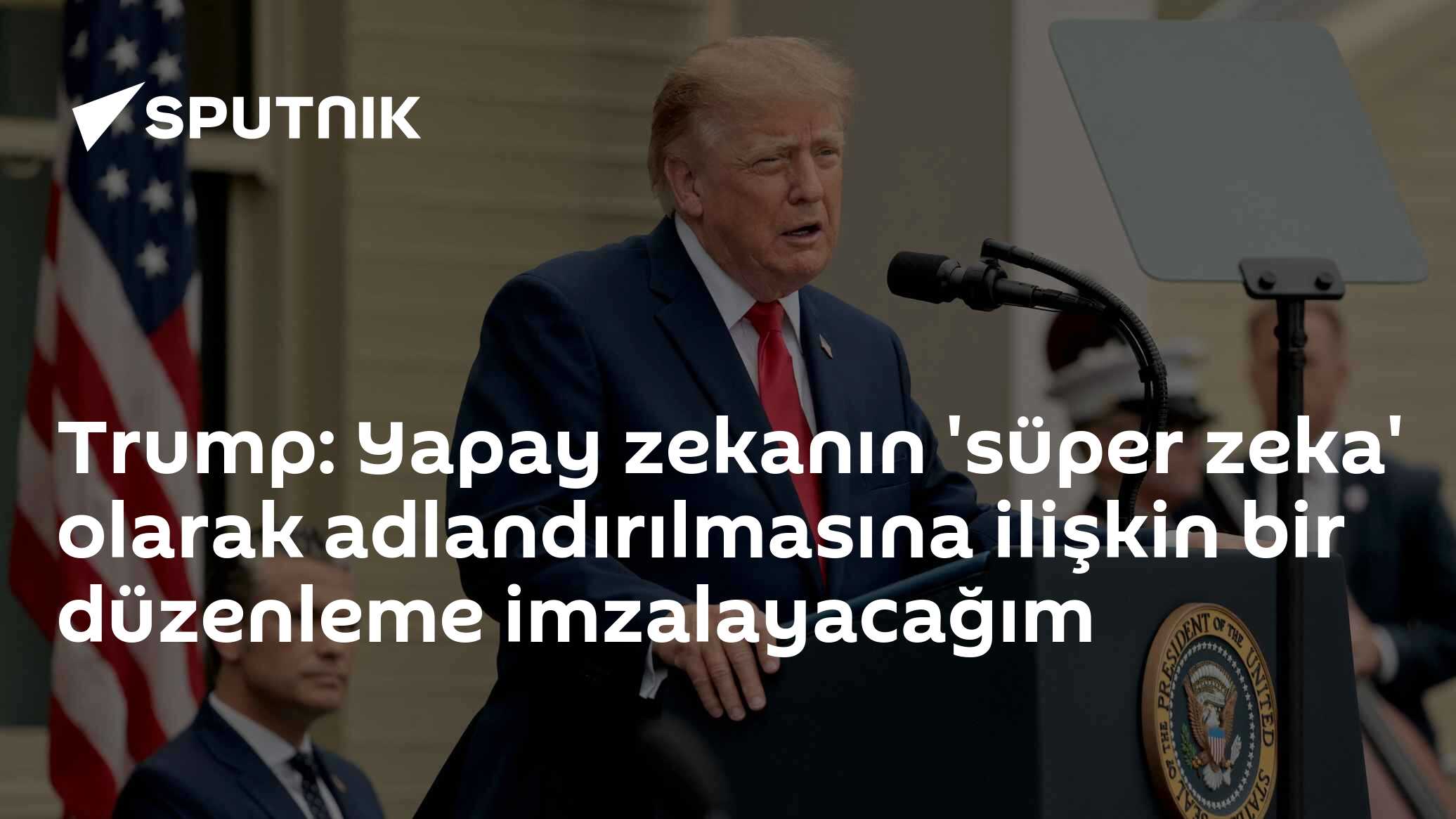 Trump, yapay zekayı 'süper zeka' olarak tanımlayan düzenlemeyi imzalayacağını açıkladı