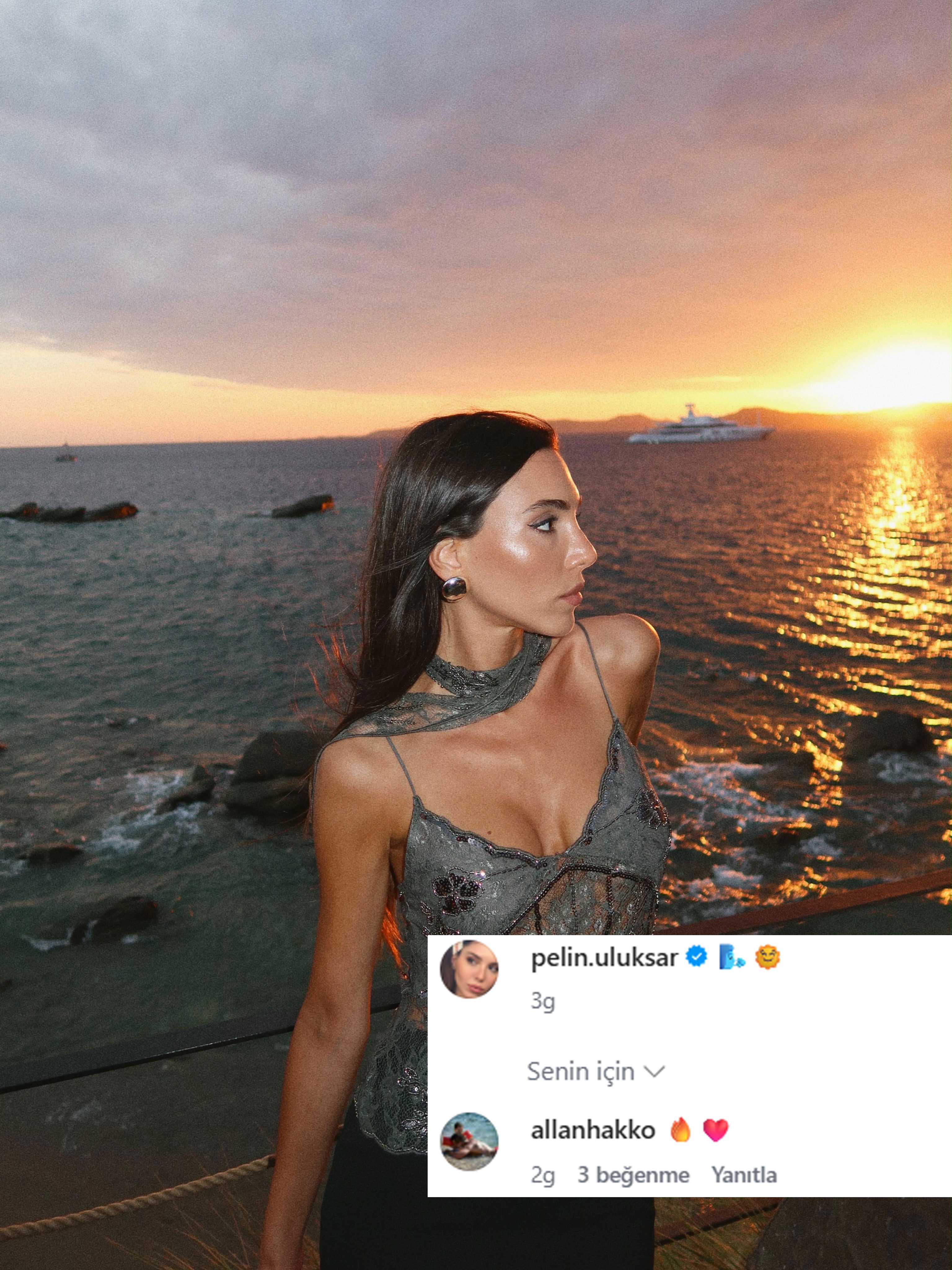 Vakko'nun veliahtı sevgilisinin fotoğraflarına kayıtsız kalamadı: Emojiler havada uçuştu - Görsel 2