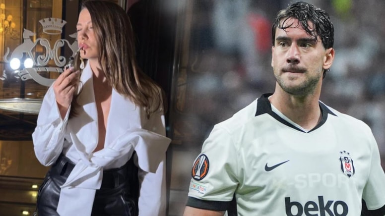 Vlahovic'ten Serenay Sarıkaya'ya sürpriz! O fotoğrafı beğendi - Görsel 1