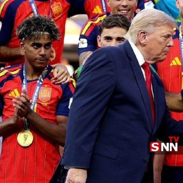 Yamal'dan Trump'a çok konuşulan hareket - Görsel 5
