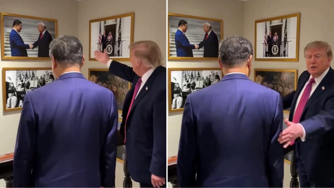 Zirvede dikkat çeken an: Şi, Trump'ın Biden şakasına kahkahayı bastı - Görsel 2